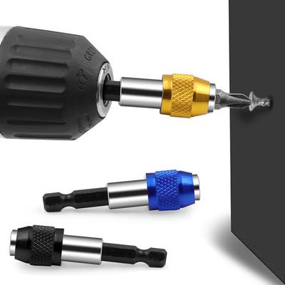 Multifunctional Drill Bit Extender with Universal 1/4” Hex Shank Quick Off Drill Bit Extension Magnetic Bit Holder