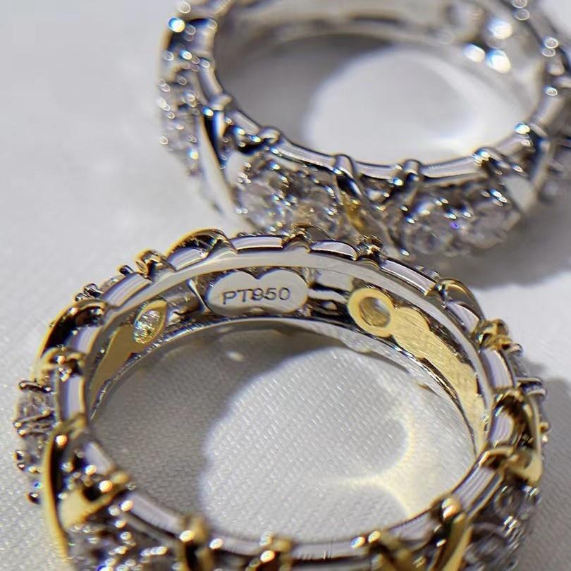 High Qulity Classic Sale Selling New 2023 Hot Brand Luxury Jewelry Rings For Women Wedding Cross X Engagement Party Classic Gift