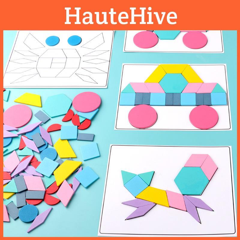 Wooden Creative 180piece Color Sorting Puzzle For Early Education Kids