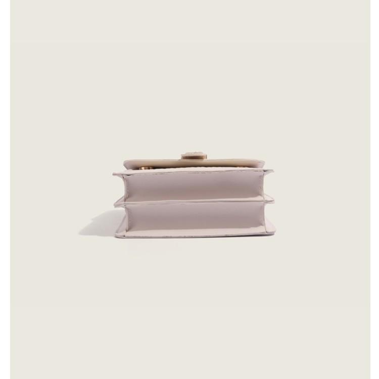 Splicing Fashion Messenger Bag Portable Shoulder Small Square Bag