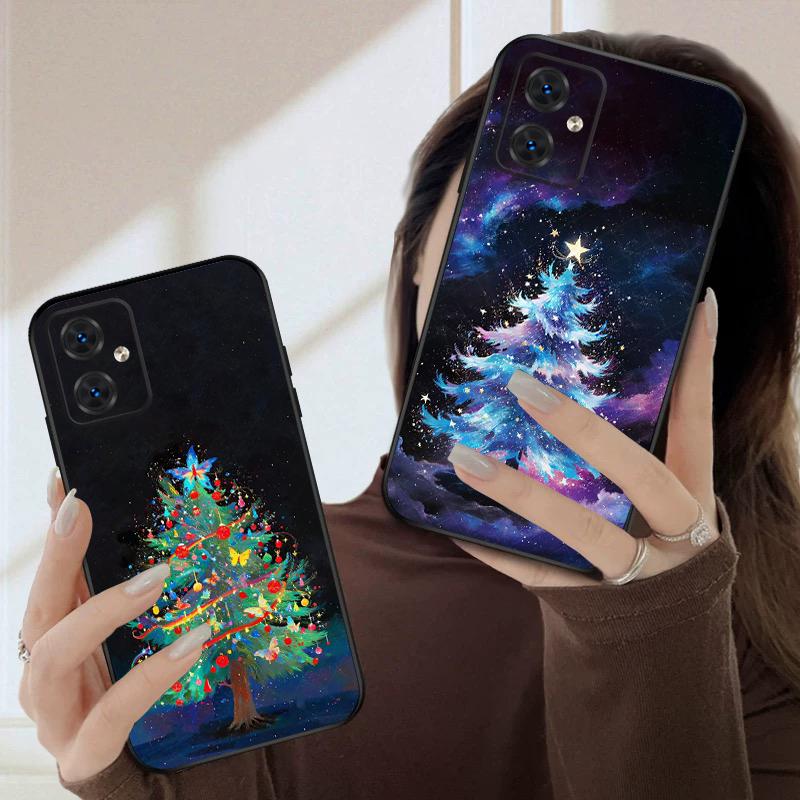 Best for Christmas Star For Motorola Moto G04 14 15 24 34 35 54 55 75 84 85 Edge 40 50 Fusion 60 Fusion Silicone Soft Phone Case