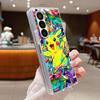 Hot Comic Pokemon Art Transparent Soft Phone Cover Case for Samsung Galaxy ZFold6 ZFold4 Z Fold 7 6 5 4 3 ZFold5 ZFold3 ZFold7