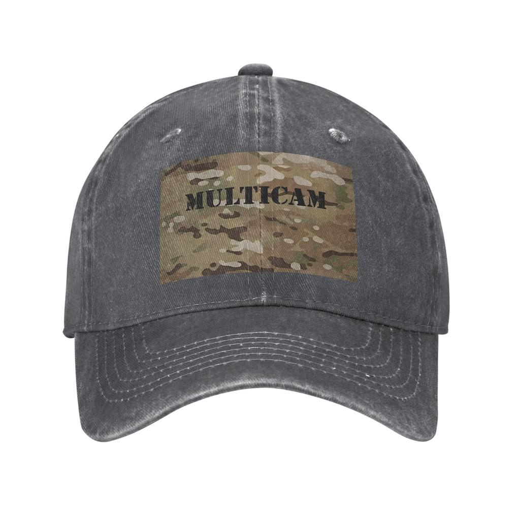 Multicam Military Trout Camo Denim Fabric Cap Casual Baseball Caps Adjustable Hat Summer Unisex Baseball Hats