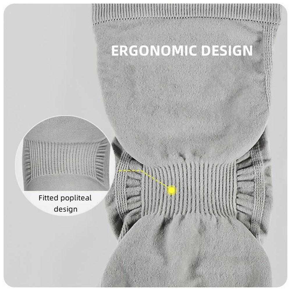 1 Par Knäskydd i Bambutyg Kompressionsknäskydd Stöd för Ledsmärta Artrit Löpning Fitness Sport Säkerhet