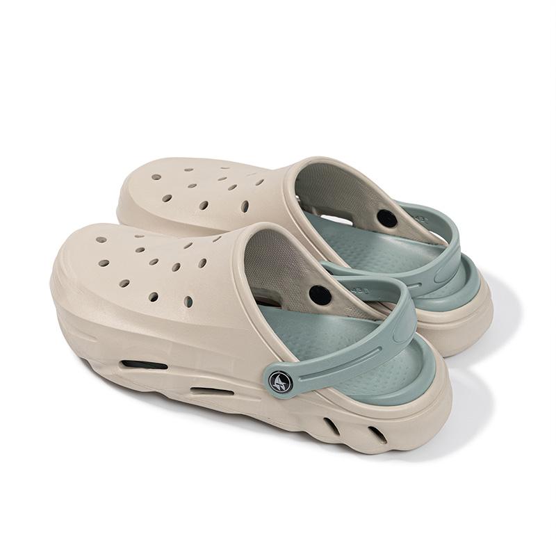 Herren Sommer Clogs Sandalen Eva Hausschuhe Mann Color Blocking Design Schuhe Mode Sandalen Herren Flache Plateau Sandalen Komfortsohle