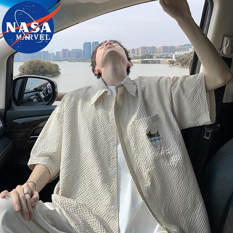 

Повседневная мужская рубашка с коротким рукавом NASA MARVEL 3XL