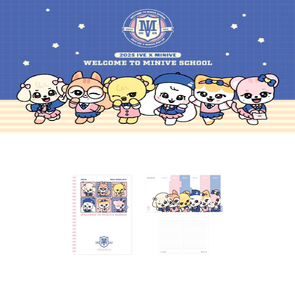 

Предзаказ 2025 IVE X MINIVE POP-UP Добро пожаловать в MINIVE Index Spring Note