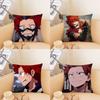 Pc Cartoon Character Eijiro Kirishima Pillow Case Fashion Square Pillowcase Bedroom Sofa Room Ins Decoration Leisure