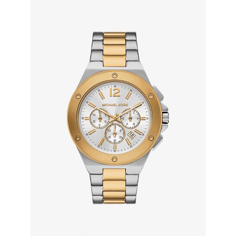 Michael Kors Oversized Lennox Two-Tone Watch MKO1237 золотой
