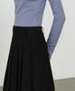 MUSINSA STANDARD WOMAN Women'S Pleated Skirt Layered Slacks [Black]