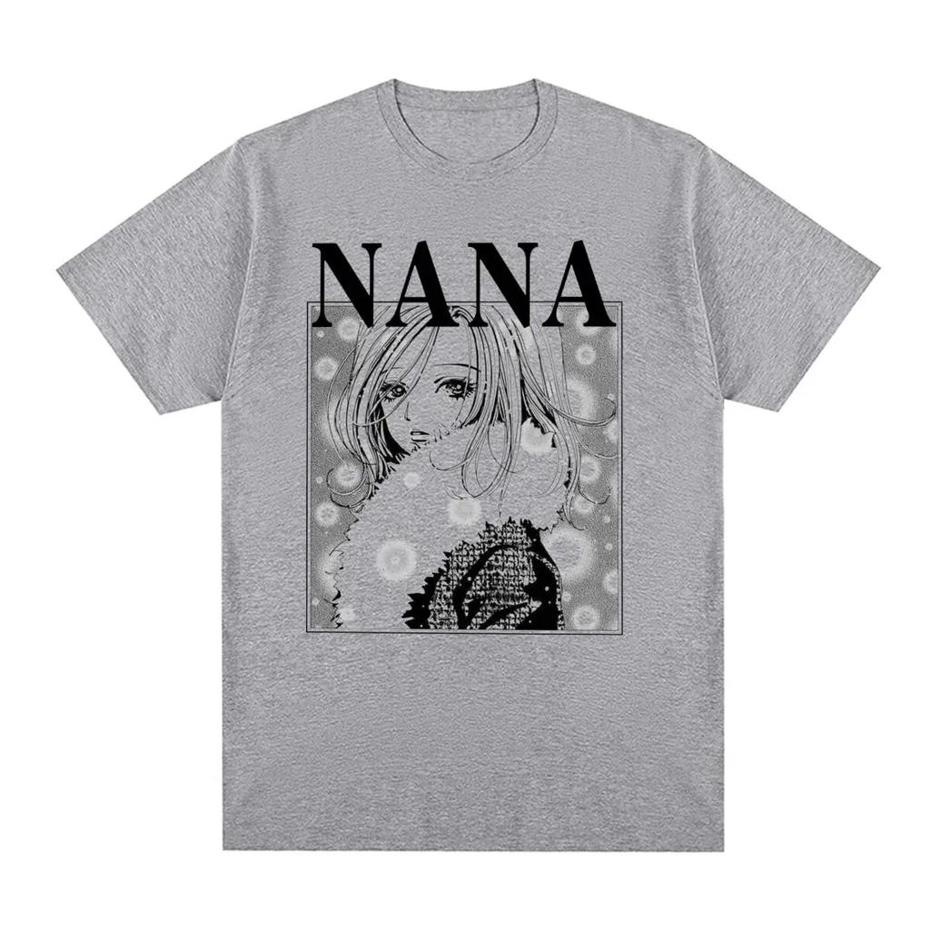 Japanese Anime Nana Osaki Pattern Printed Tshirt 2026 Summer Unisexs Womens Oversized Tshirt Fun Shirt Y2K Hiphop Fashion Top