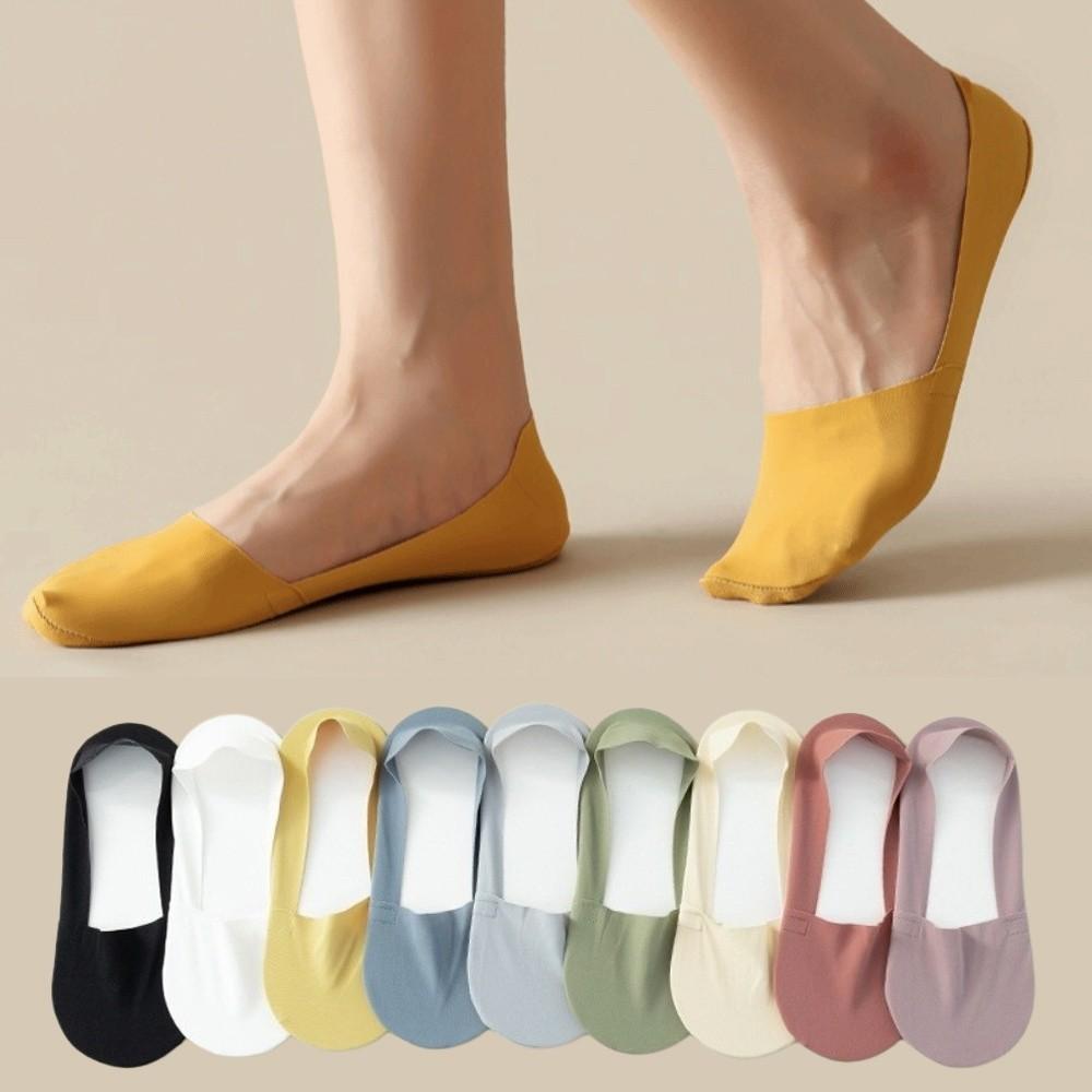 Thin Breathable No Show Socks Silicone Grip Girls Summer Socks New Invisible Socks for High Heels