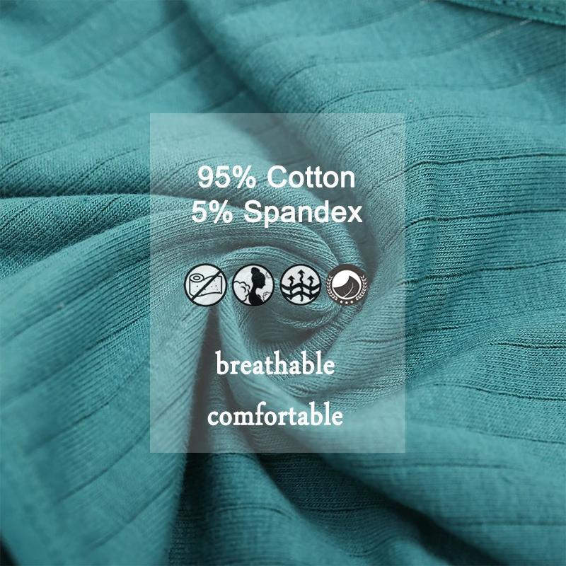 4PCS/SET Women's Cotton Panties Sexy Soft Striped Underpants Solid Color Briefs Female Comfortable Stretch Lingerie M-XL