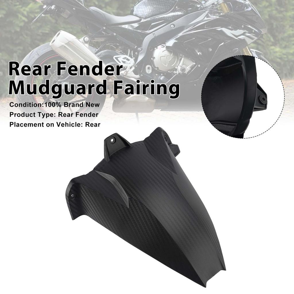Rear Fender Mudguard Fairing For BMW S1000RR 2009-2018 Black