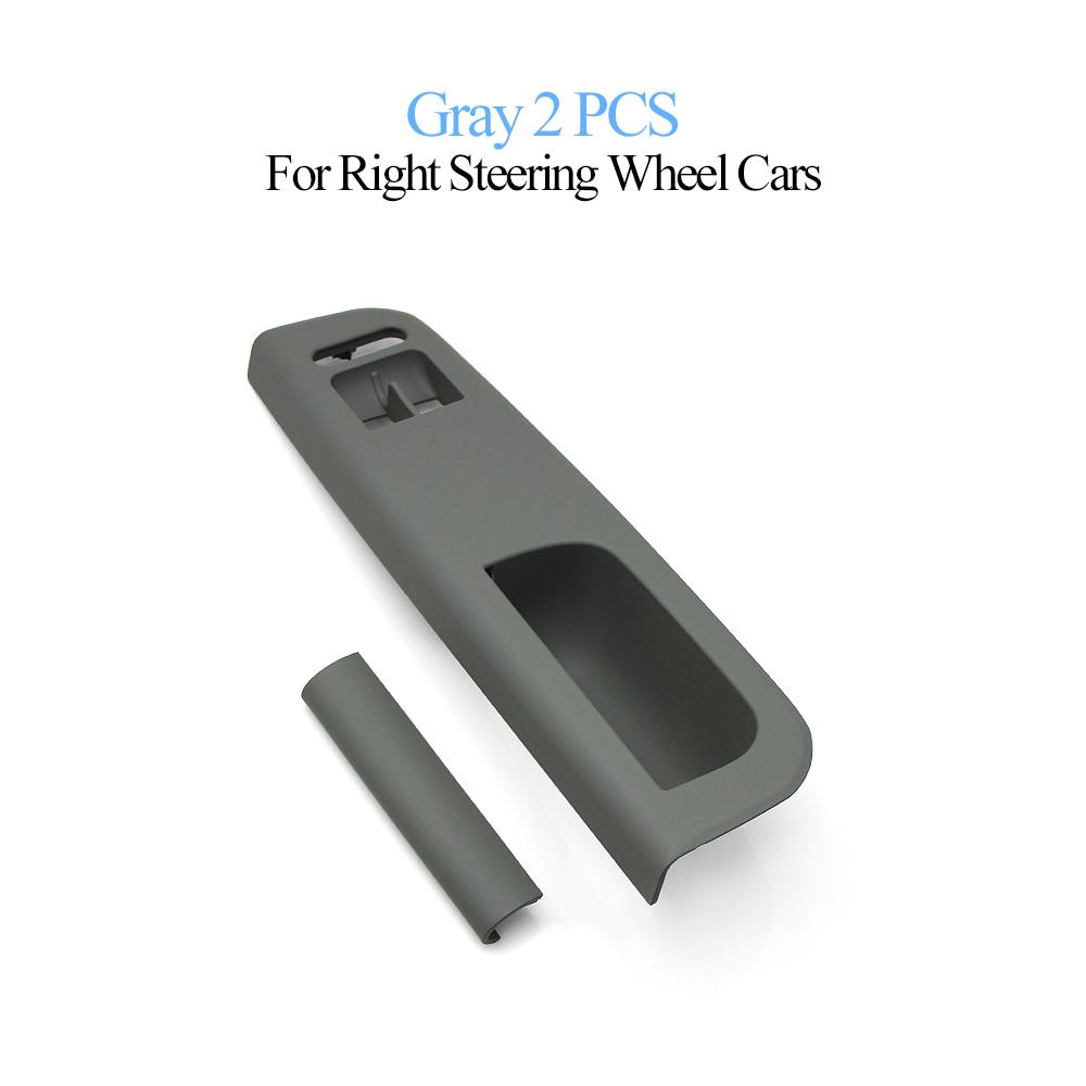 LHD RHD 2-doors Car Inside Front Door Window Switch Panel Trim Pull Grab Handle For Volkswagon VW Golf 4 MK4 Jetta Bora Passat