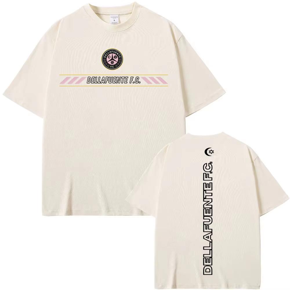 Rapper Dellafuente Album Tour Logo T Shirt Unisex Women Harajuku Fashion Hip Hop Tshirt Streetwear High Quality Cotton T Shirts