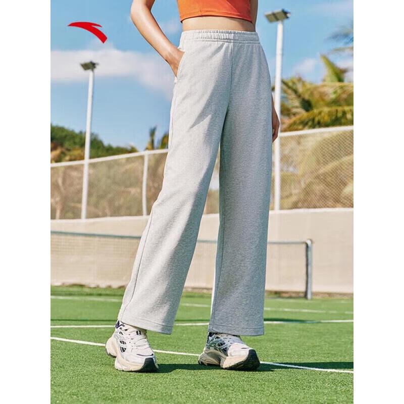 ANTA Women s Retro Straight-Leg Casual Sport Pants L