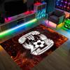 Coventry City Football Design Crystal Velvet Carpet Cozy Non?Slip Printed Rug For Bedroom Living Room Entrance