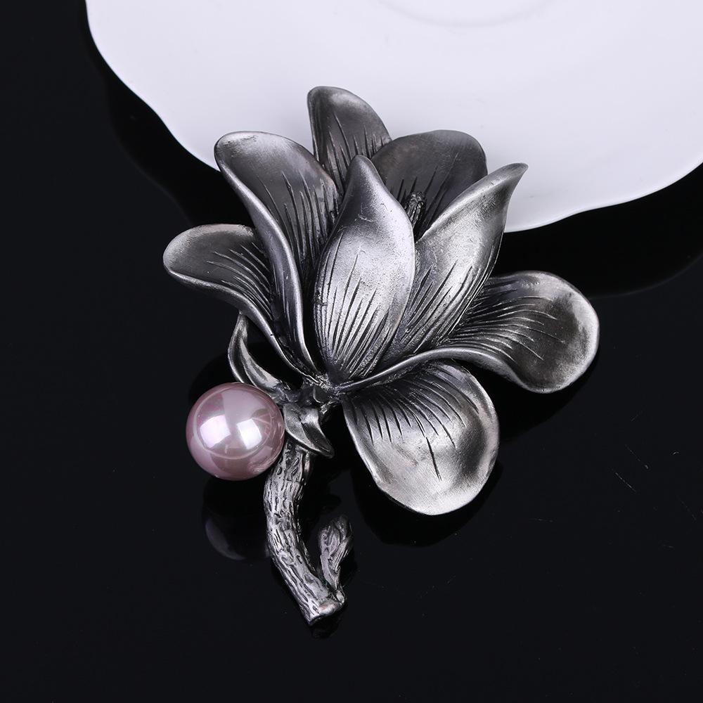 Vintage Alloy Brooch Premium Light Luxury Clothing Accessories Pin Jewelry Pearl Brooch Brooch Brooch