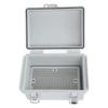 Outdoor Electrical Junction Box 125x175x90mm IP67 Water Proof Stainless Steel Hinge ABS Plastic