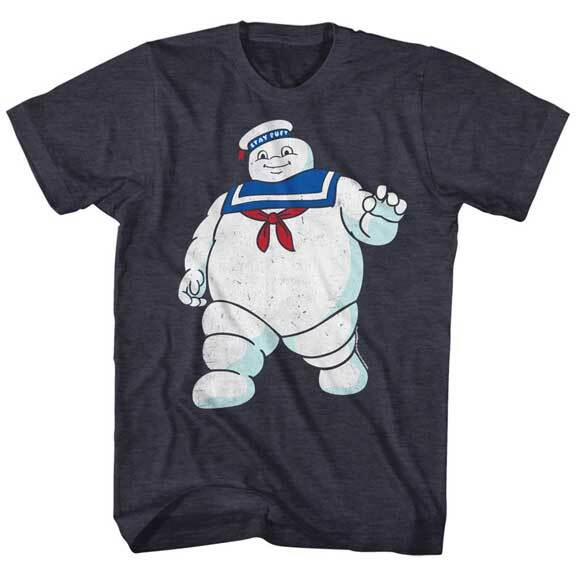 The Real Ghost Busters Animated TV Stay Puff Marshmallow Man Men T Shirt XXXXL
