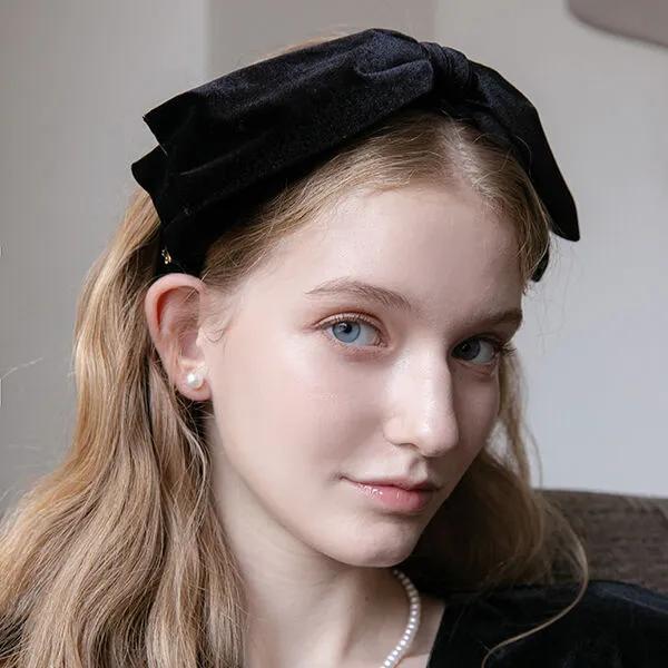 Velvet Big Ribbon Hairband JP-22-184HB
