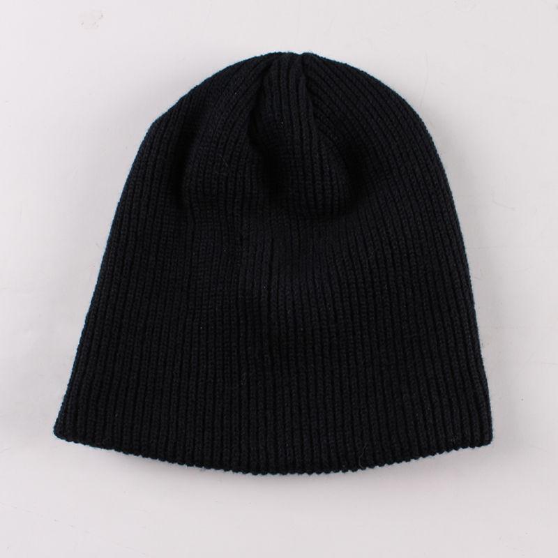 Female Winter Thick Section Hat Cute Small Bear Ears Loose Woolen Cap Warm Hundred Take Show Face Small Knitting Cap
