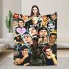 Stiles Dylan O'Brien Flauschige Decken Schauspieler Neuheit Überwurfdecken für Bett Sofa Couch 150*125cm Plüsch Dünne Steppdecke