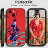 Classic Horror Ukiyoe mononoke K-Kusuriuri Phone Case Black Matte Thin Phone Case For iPhone17 16 15 14 13 ProMax