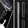 Cartoon Doubt Duck Shockproof Phone Case For Samsung Galaxy S23 Ultra S22 5G S20 S21 FE 5G S10E S9 S8 S10 Plus Soft Clear Cover