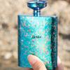 Portable Pure Titanium Hip Flask,3.4oz Spirits Vodka Cup Outdoors Whiskey Hip Flask,Flat Shape Flagon Men Gift Multiple Options