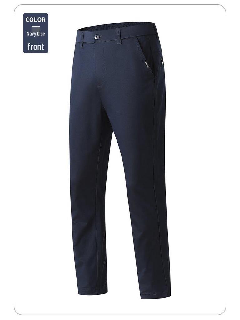 2026 Spring/Summer Men's Korean Style Faux Cowhide Zipper Casual Pants - Loose, Comfortable, Versatile, Fashionable