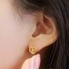 925 Silver Heart Rose Earrings Rose Pearl