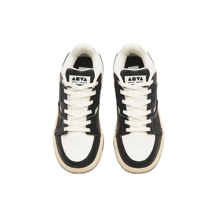 New ANTA Lifestyle Low 'Black White' Women's 122248026-1