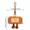Simulated Instrument Plush Toy Keychain Kawaii Stuffed Chinese Zither Doll Pendant Comfort Cartoon Guzheng Plush Pendant
