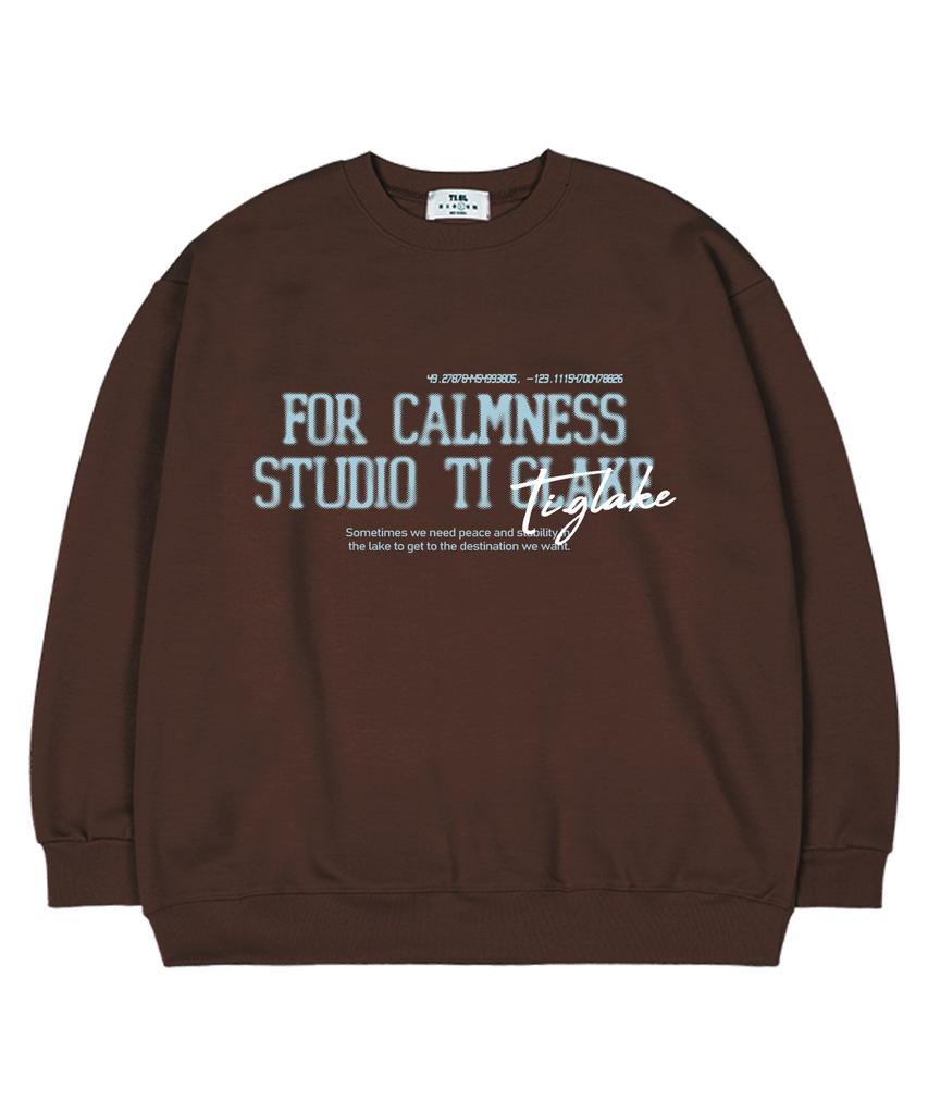 TI.GLAKE Kamness Studio Oversized Sweatshirt Brown