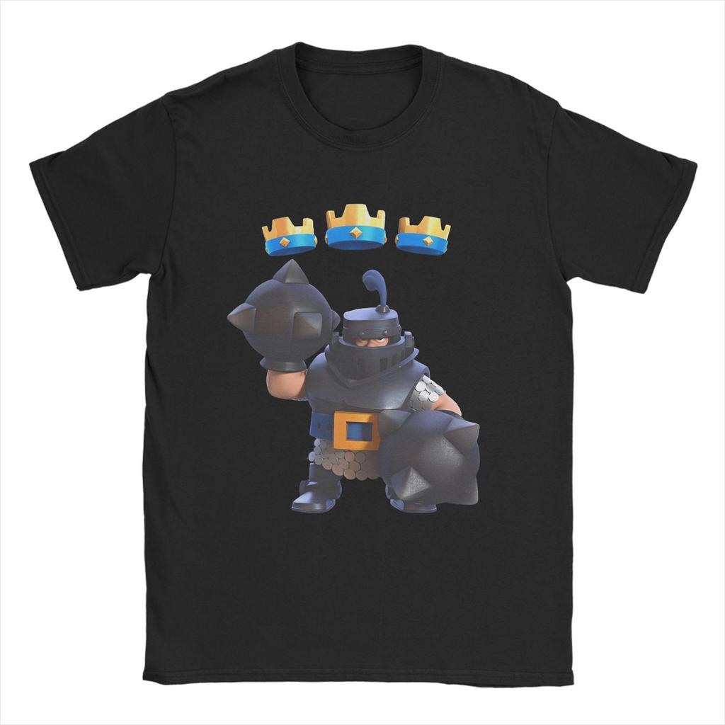 Fashion RRoyales T Shirt King of Clash PEKKA Cotton TShirts for Unisex Harajuku Casual Tee Shirt Short Sleeve Oversized Top