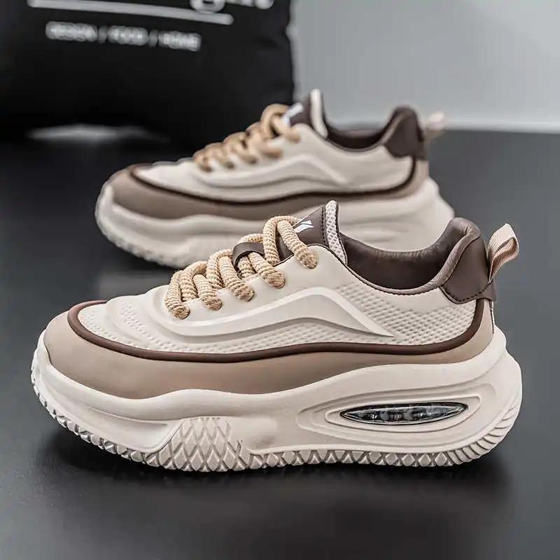 Fashion Navy Blue Spring-autumn Mans Fitness Shoes Woven Sneakers Purple Deodorant Sports Sporty Pie Luxury Genuine Brand