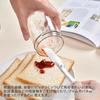 DELUXEFOX Silicone Spoons, 2-Piece Set, Multi-Function Spatula, Heat-Resistant Silicone Kitchen Tool, Baking Utensil for Cooking and Baking, Small, Fo