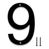 Decorative Address Numbers 3D House Number for Outside, Modern 0-9 Floating Numbers, Wall Mount Weather-proof Metal Sign Door, Mailbox,