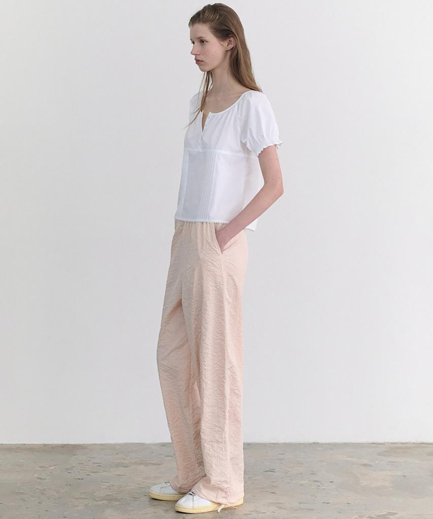 ANDNEEDS Mellow Side String Pants (Peach)