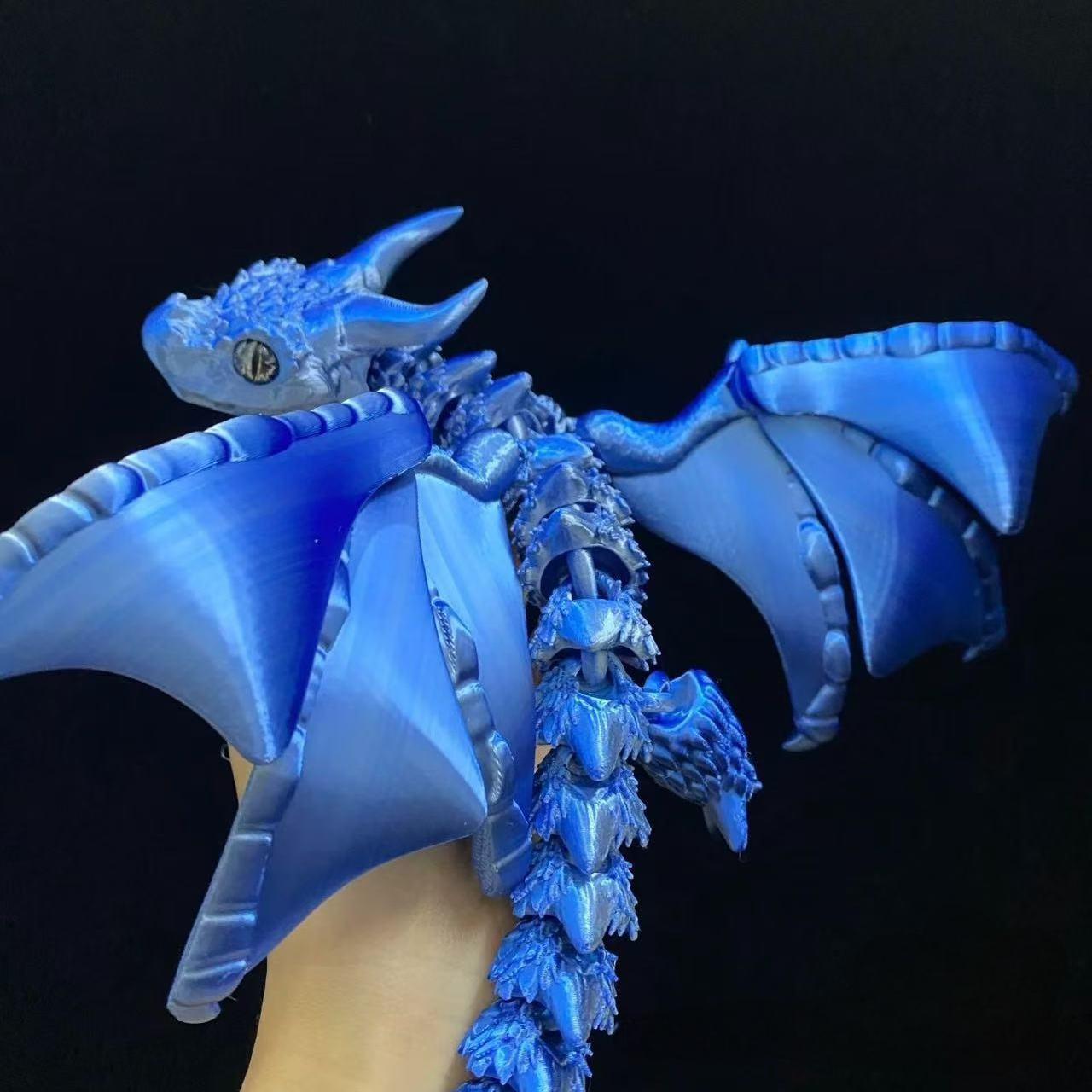 

3D Dragon Toy Party Children S Diy Accessories Gift синій