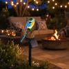 Solar Parrot Garden Light, Outdoor Resin LED Lawn Lamp, Cute Animal Yard Decor for Pathway Patio, Waterproof Landscape Night Light