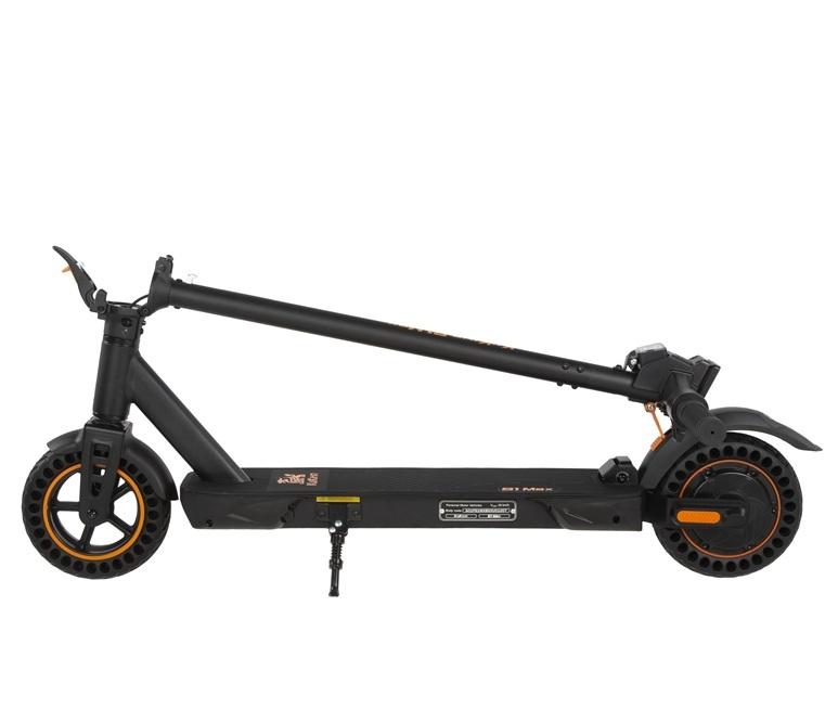 KuKirin S1Max 350W Foldable Electric Scooter, 36V 10.4Ah, 39km Range, 8" Solid Tire Commuter E-Scooter