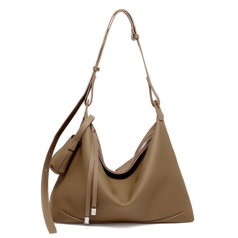Nappaleder Umhängetasche Damen Tragetasche mit großem Fassungsvermögen Vielseitige und modische Crossbody-Tasche