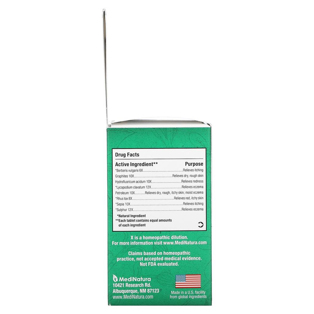 MediNatura BHI, Skin Eczema Relief Tablet, 100 Tablets