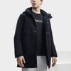 FILA Solid Color Mid-Length Casual Down Jacket Men Outerwear Legendary-Blue F11M341910FNV
