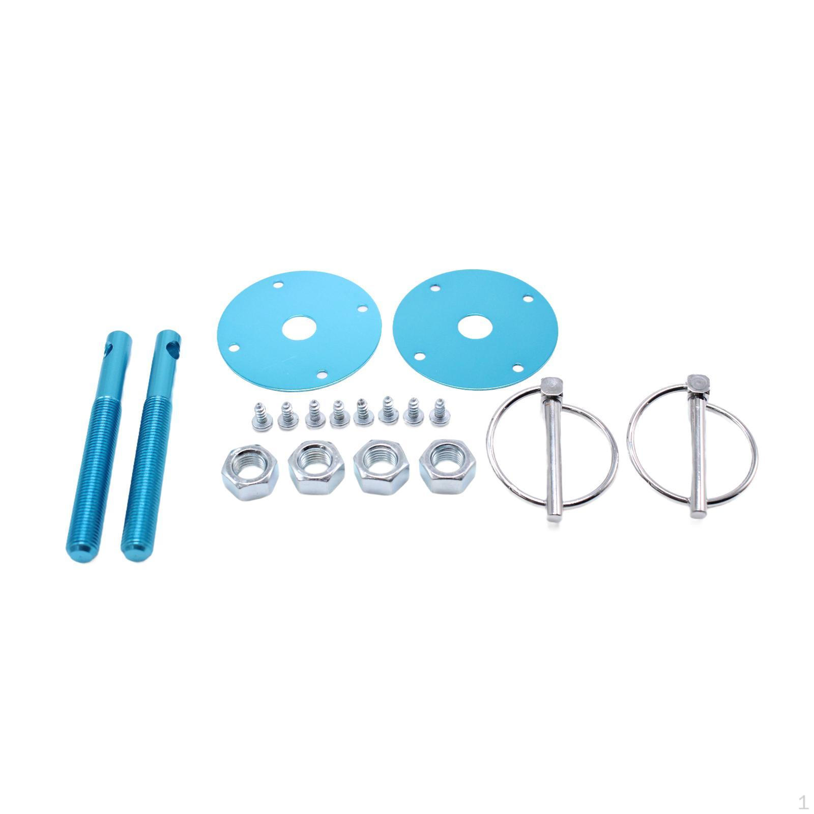 

Bonnet Latch Hood Pins Kit for Car Auto Modification