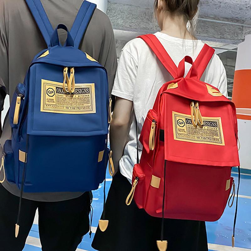 Fashionable Large Capacity College Backpack For Girls And Boys Trendy Ins Style