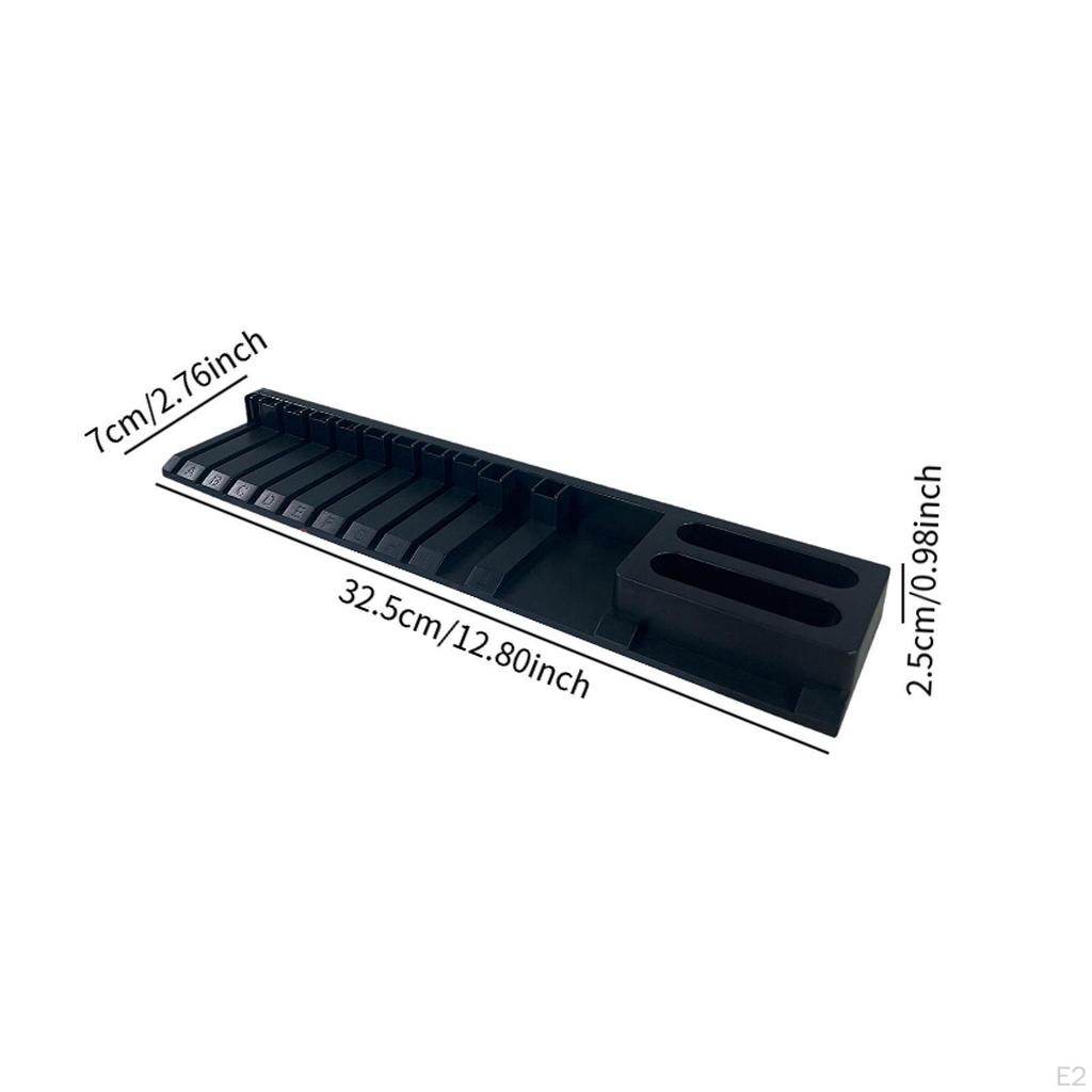 Modell von Werkzeugteilen Schalen Aufbewahrung Platzierung Halterung für